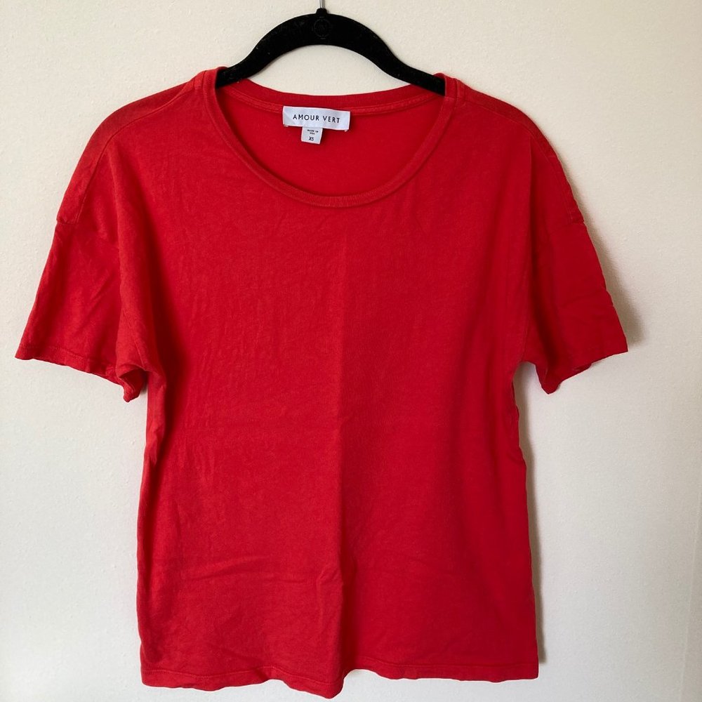 Amour Vert 100% Cotton Tee- Size Small